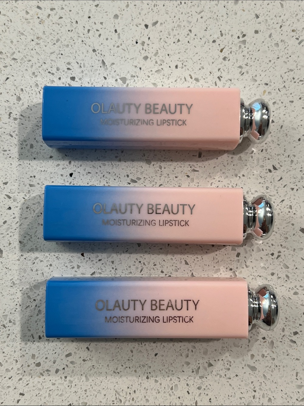 5/$35 NWOB 3 OLAUTY BEAUTY Moisturizing Lipstick